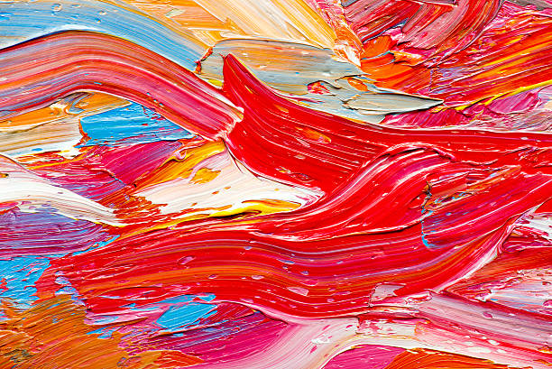 istock Abstract art background. Hand-painted background 508632605