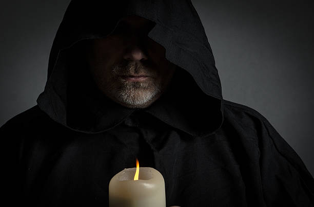 istock Head shot of a black monk 508632692