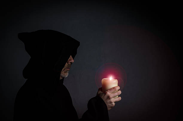 istock Head shot of a black monk 508632828