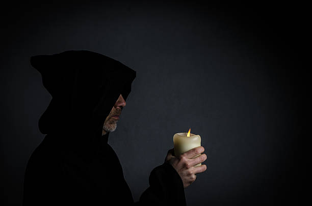 istock Head shot of a black monk 508632844