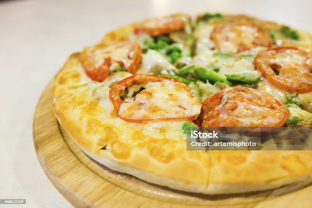 Pizza Delicious italian pizza Baked Stock Photo
