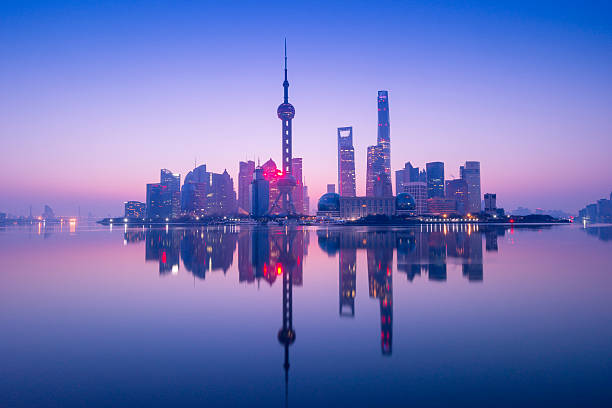 istock Skyline of shanghai at dawn 508634470