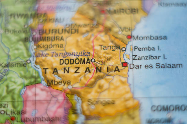 istock Tanzania country map . 508635200