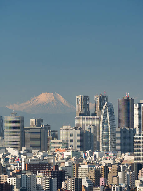 istock Shinjuku skyscrapers and Mount Fuji 508635772