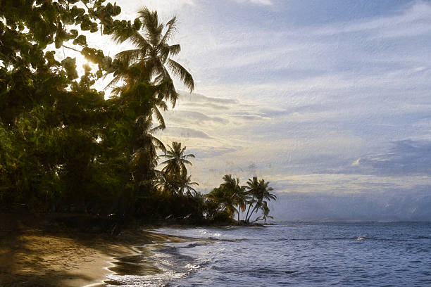 istock Digital art, paint effect, Samana, Grand Bahia Principe El Portillo 508635800
