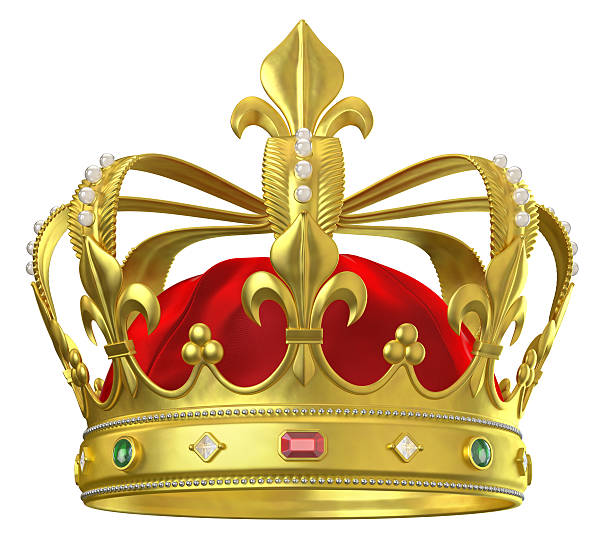 istock Gold crown with jewels 508635960