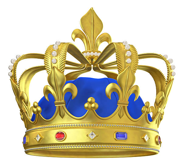 istock Gold crown with jewels 508635974