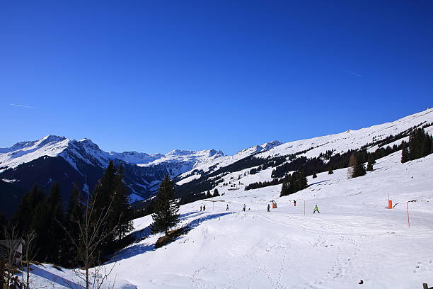 istock Saalbach Ski Circus mountain resort, Austria at winter time 508636226