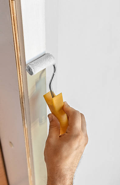 istock Painting wooden door frame 508645933