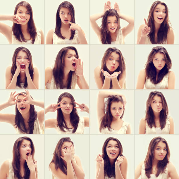 istock Face expressions of young girl 508647003