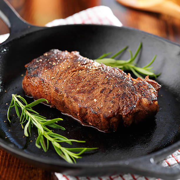 istock new york strip steak cooked in iron skillet 508647187