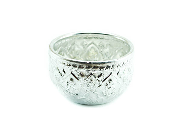 istock Aluminum bowl isolated on white background 508648223