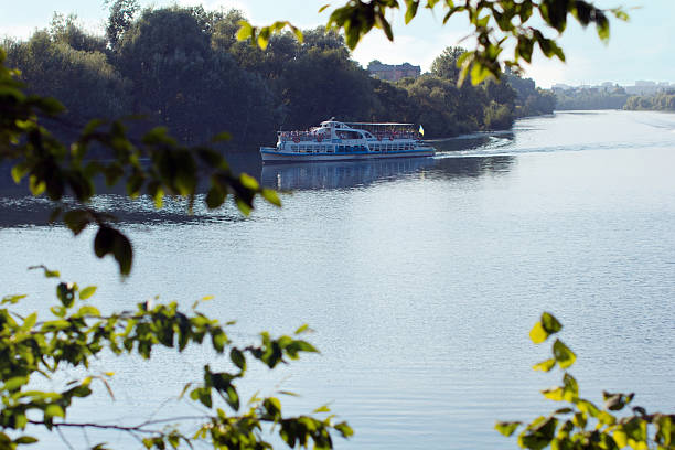 istock Waterbus on the river Southern Bug around beautiful landscape 508648719