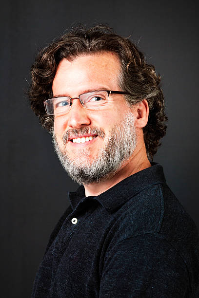 istock Smiling mature intellectual bearded man 508649309