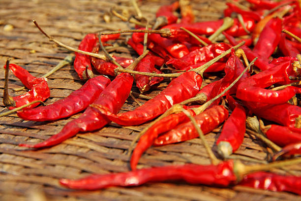 istock Dried red chilli, food ingredient 508649463