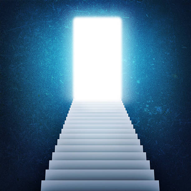 istock Stairs and magic doors 508650005