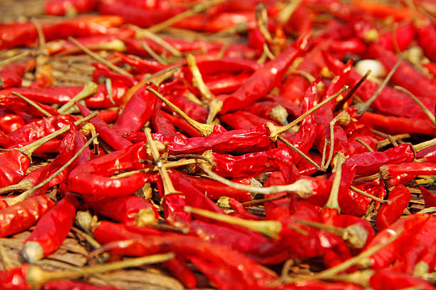 istock Dried red chilli, food ingredient 508650161