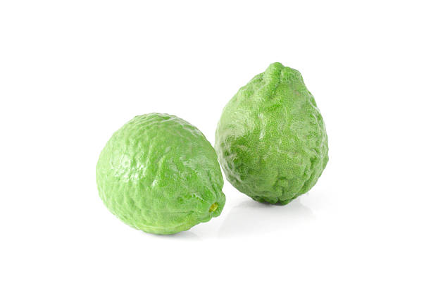 istock Kaffir Lime isolated on white background with clipping path 508651305