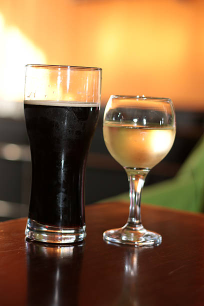 istock glass of wine on the table 508653636
