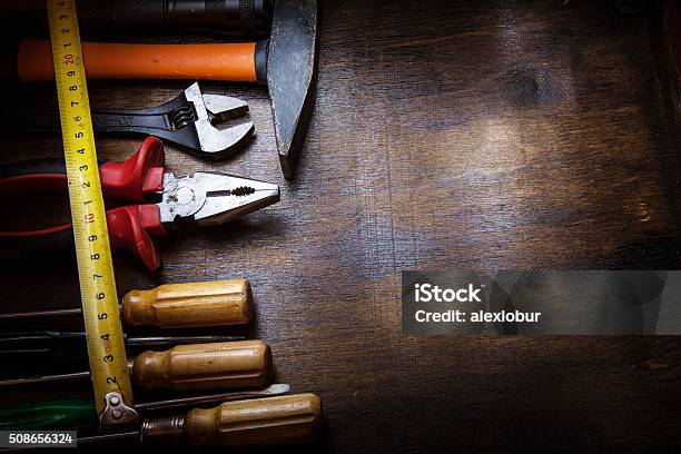 Workbench With Instruments Workbench With Instruments Stock Photo - Download Image Now - Workbench ...