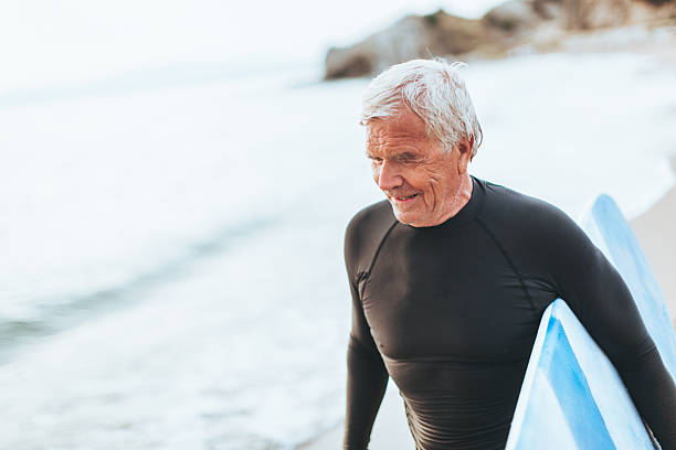 istock Portrait of a senior surfer 508659574