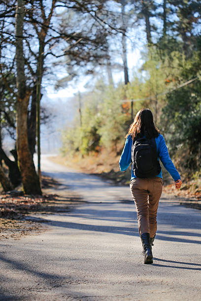 istock Young woman on road trip. 508660626