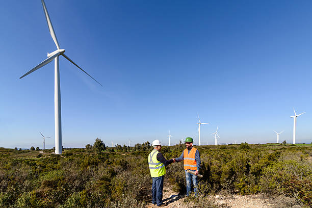 istock Engineers of Wind Turbine 508661310