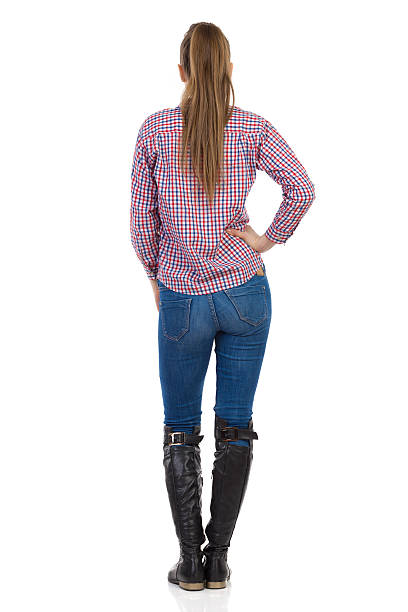 istock Woman With Ponytail Standing Rear View 508661422