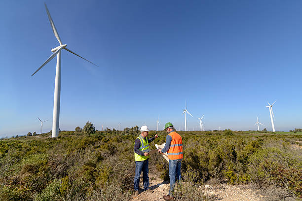istock Engineers of Wind Turbine 508661656