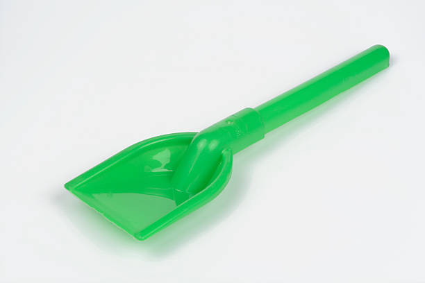 istock Toy green plastic Shovel 508664296