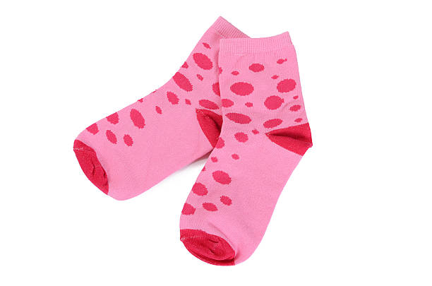 istock Children's socks isolated on white background 508666020