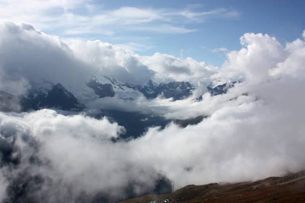 istock Mountains, autumn colors and beautiful clouds 508669215