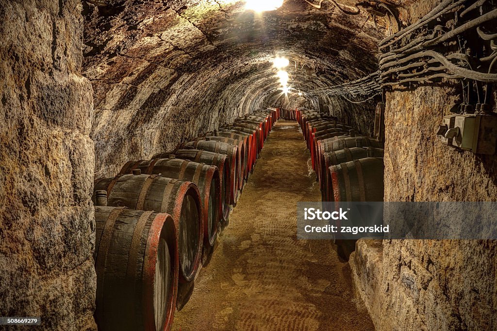 Wine cellar Wine cellar in Tokaj, Hungary. Hungary Stock Photo