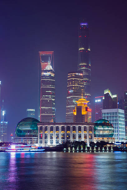 istock High rise building at shanghai at night 508669594