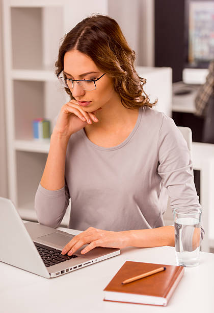 istock Attractive businesswoman working 508669680