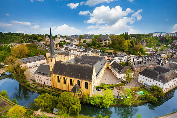 istock Abbey de Neumunster view in Luxembourg 508670145