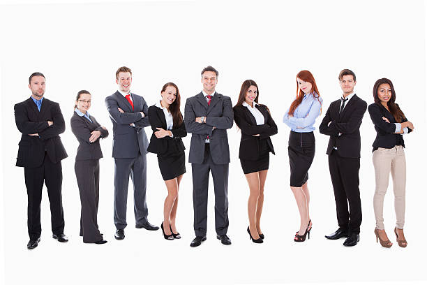 istock Large group of business people 508670529