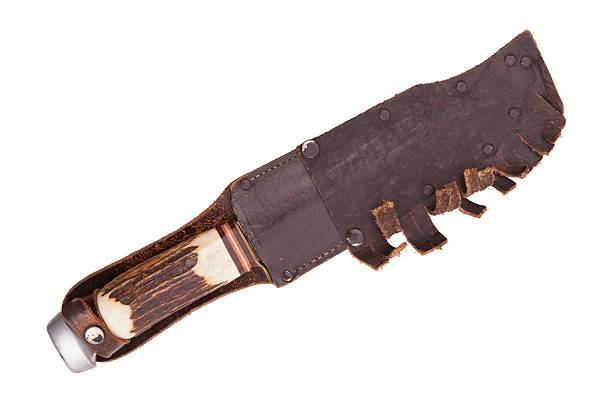 istock Very old bowie knife isolated 508671731