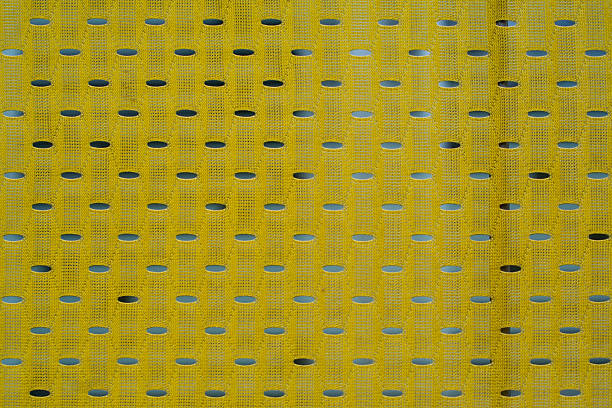 istock Close up of yellow polyester nylon yellow 508674609