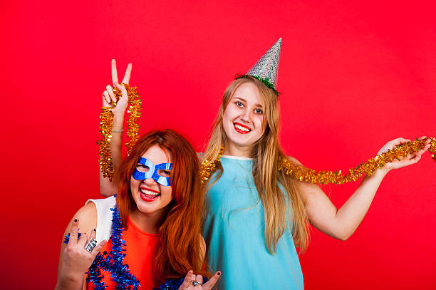 istock Young nice girls have fun 508697834