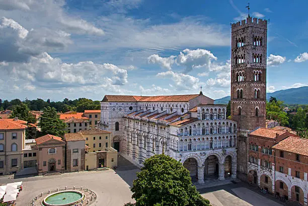 Cathedral of San Martino at the Piazza di San Martino in Lucca.