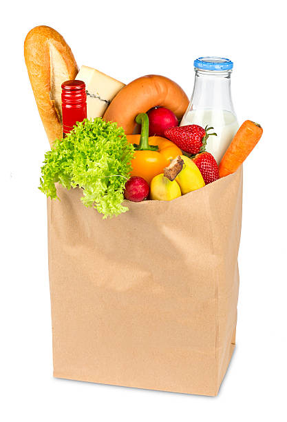 istock shopping bag filled with food 508701105