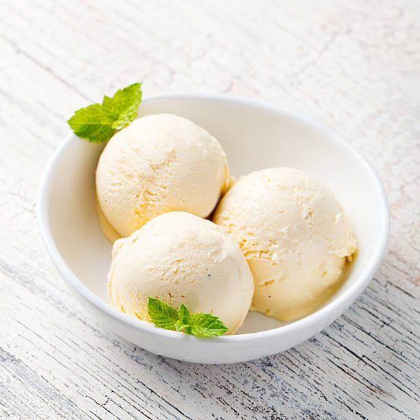 istock Vanilla Ice Cream in bowl Organic product 508702348