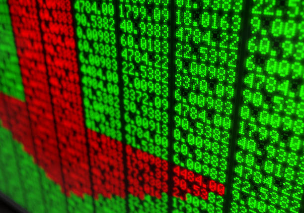 istock Stock Market Digital Board 508702790