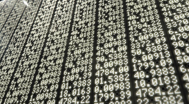 istock Stock Market Digital Board 508705504