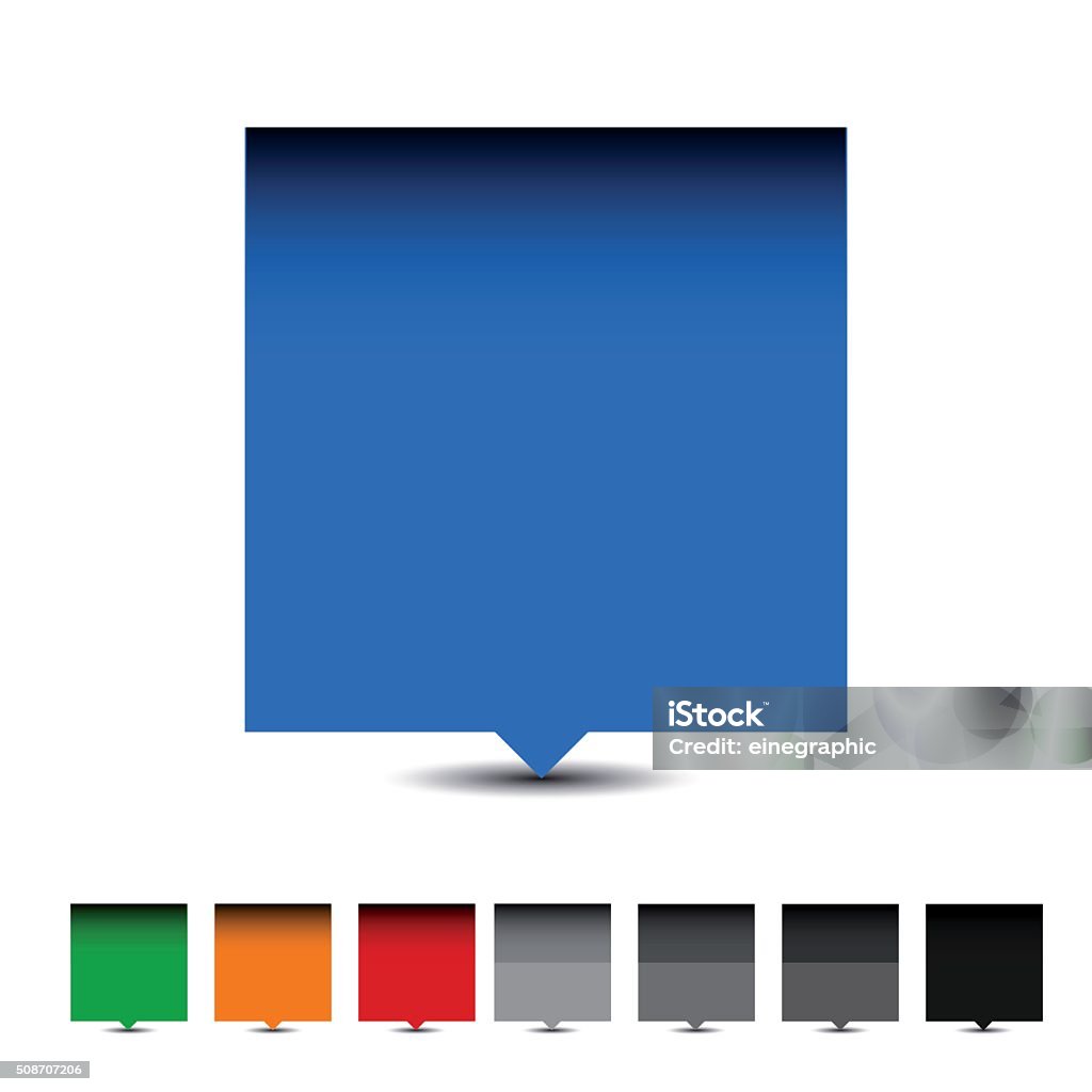 Empty Graphical Button Empty Button Vector Set Stock Illustration - Download Image Now ...