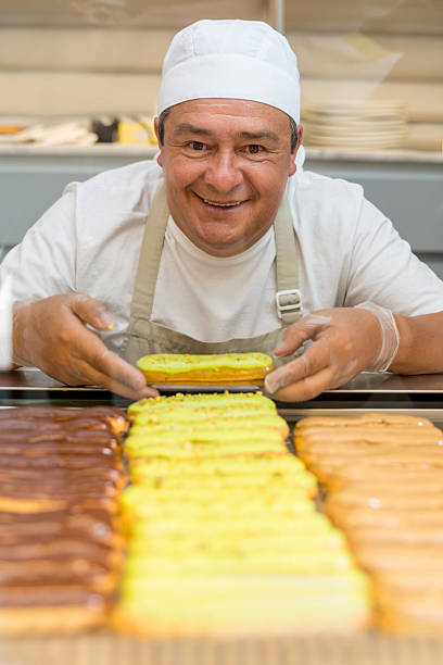 istock Happy baker baking sweet treats 508711448