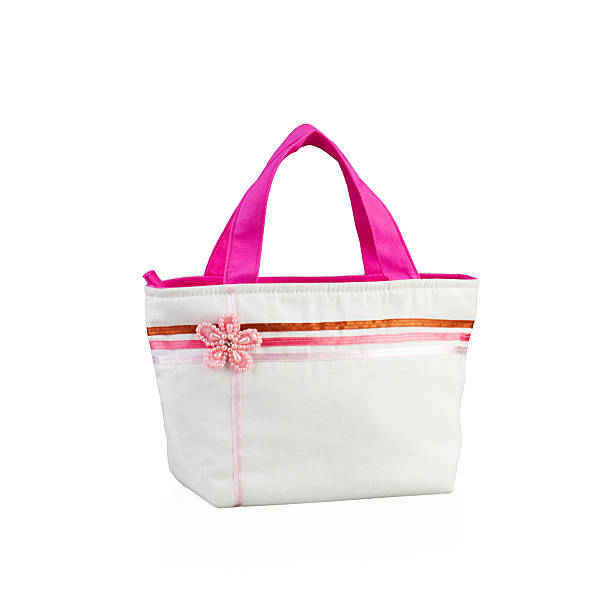 istock Fabric woman's handbag isolated 508724501