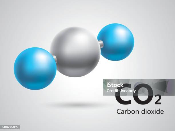 Carbon Dioxide Symbol Stock Illustration - Download Image Now - Carbon Dioxide, Icon, Chemistry