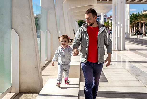 istock Dad and daughter walking outdoors 508726775